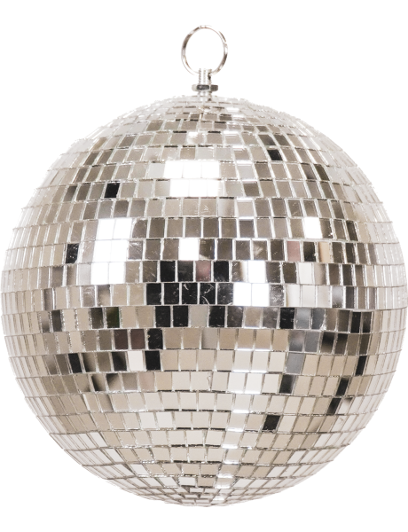 Boule à facettes de Noël argentée 30 cm Discoball Housevitamin - 1