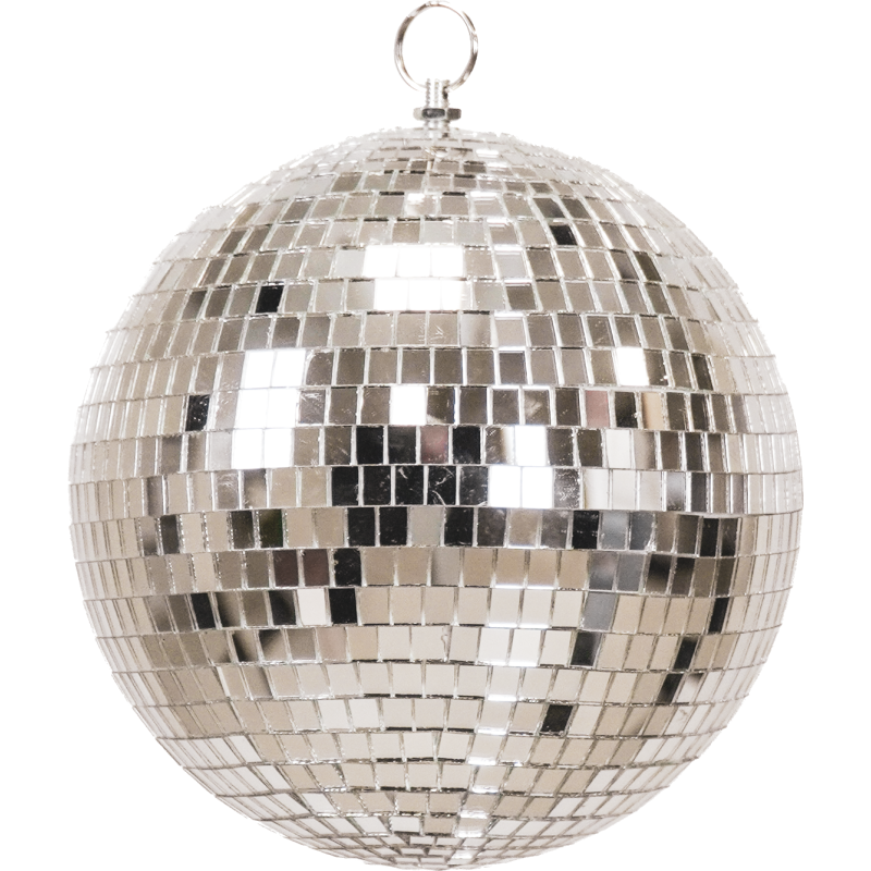 Boule à facettes de Noël argentée 30 cm Discoball Housevitamin - 1