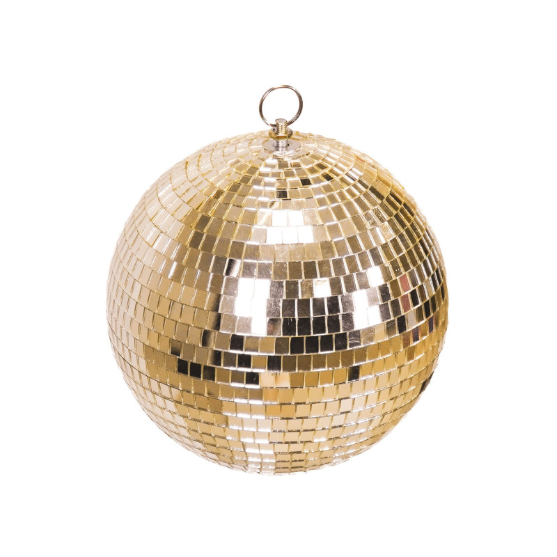 Boule à facettes de Noël dorée 30 cm Discoball Housevitamin - 3