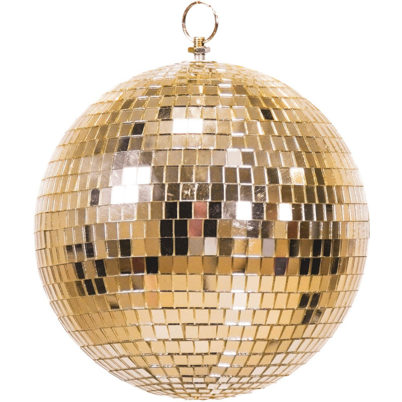 Boule à facettes de Noël dorée 30 cm Discoball Housevitamin - 1