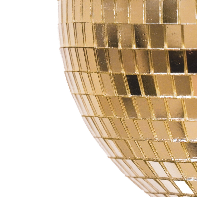Boule à facettes de Noël dorée 30 cm Discoball Housevitamin - 4