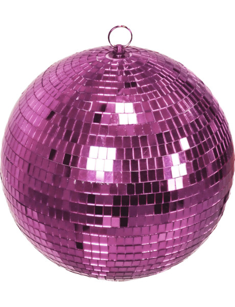 Boule à facettes Noël rose fuchsia 30 cm Discoball Housevitamin - 1