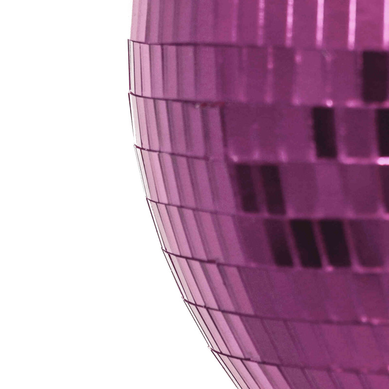 Boule à facettes Noël rose fuchsia 30 cm Discoball Housevitamin - 3