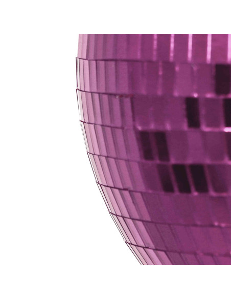 Boule à facettes Noël rose fuchsia 30 cm Discoball Housevitamin - 3