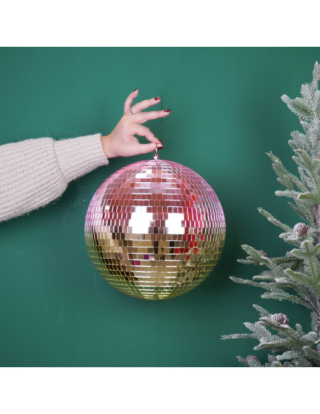 Boule à facettes rose gold 30 cm Discoball Housevitamin - 3