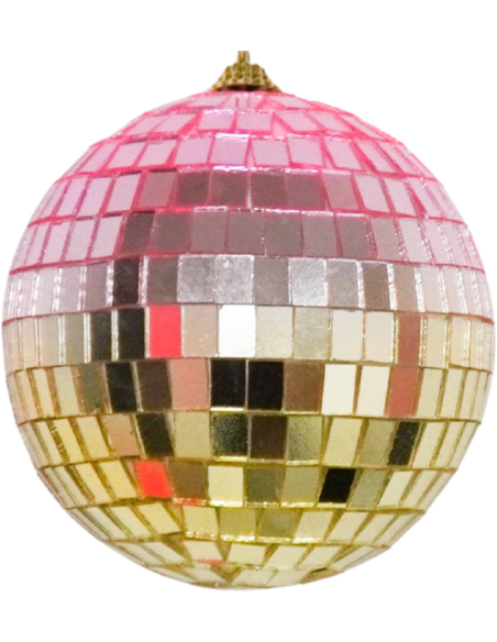 Boule à facettes rose gold 30 cm Discoball Housevitamin - 1