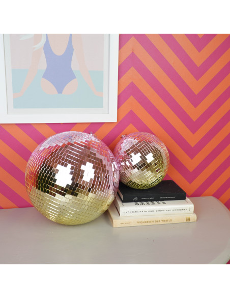 Boule à facettes rose gold 30 cm Discoball Housevitamin - 2
