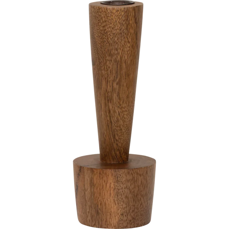 Bougeoir bois de manguier brun Ø7,6x20 cm Madera Urban Nature Culture - 2