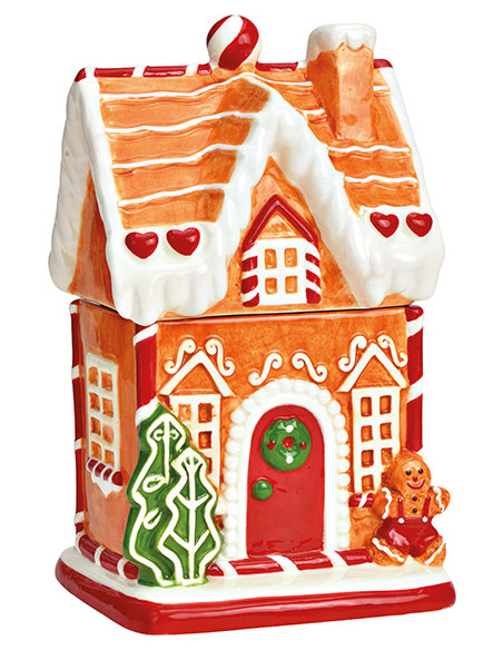Boîte à biscuits maison pain d’épices céramique 27 cm Hivralis Wurm - 1