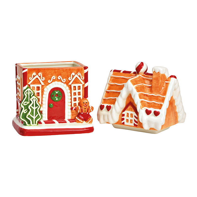 Boîte à biscuits maison pain d’épices céramique 27 cm Hivralis Wurm - 3