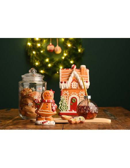 Boîte à biscuits maison pain d’épices céramique 27 cm Hivralis Wurm - 4