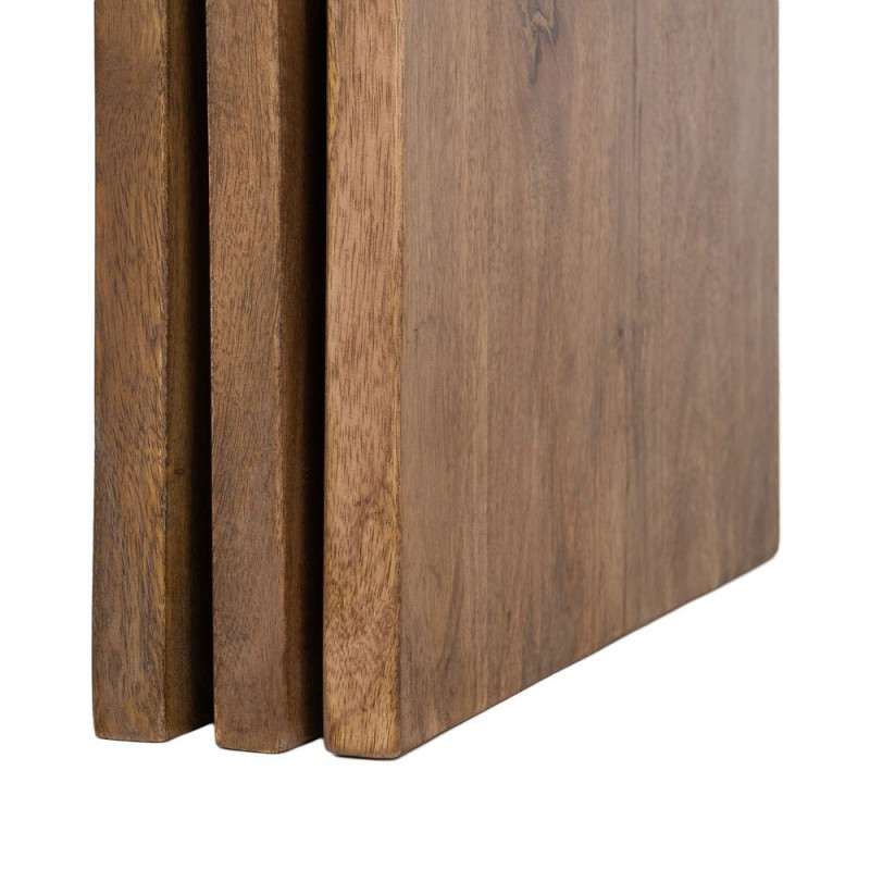 Tables gigognes bois de manguier lot de 3 Kaladri Ixia - 5
