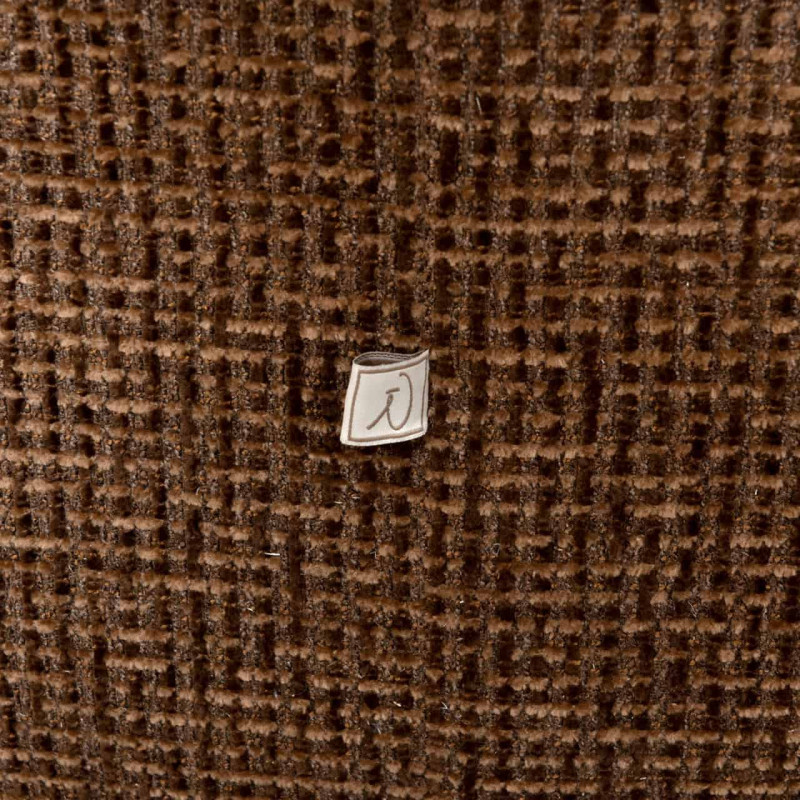 Fauteuil lounge pivotant tissu marron 86x81x76 cm Marina Richmond Interiors - 5