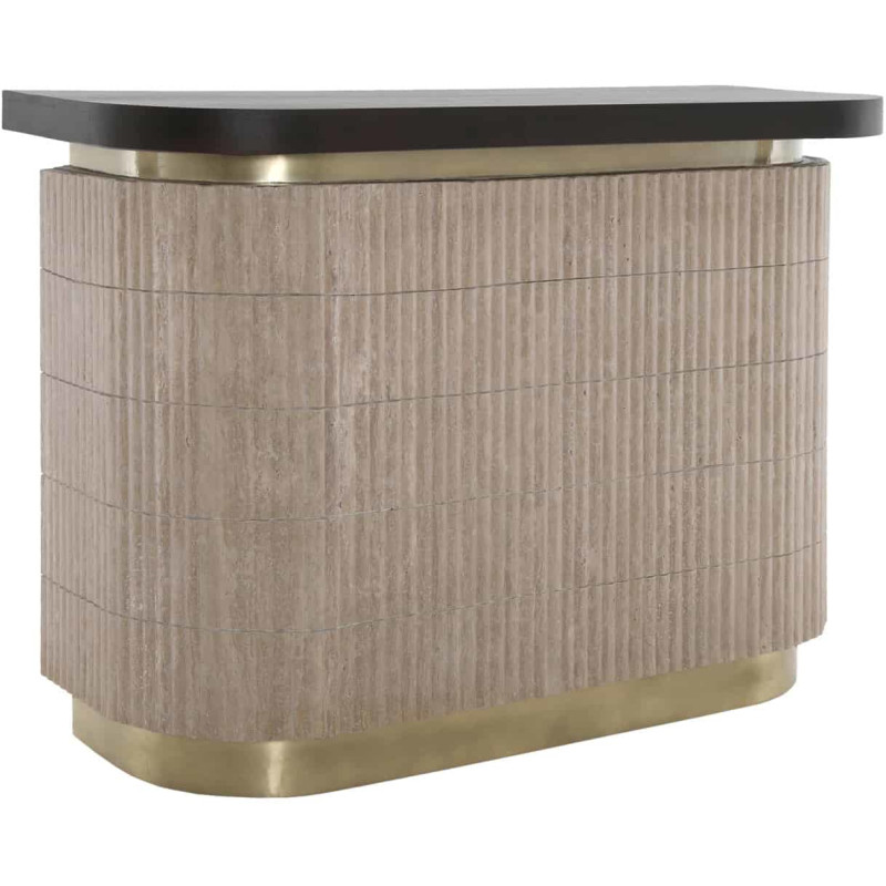 Meuble bar travertin beige 140x60,5x106 cm Martini Richmond Interiors - 1