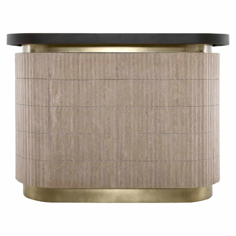 Meuble bar travertin beige 140x60,5x106 cm Martini Richmond Interiors - 3