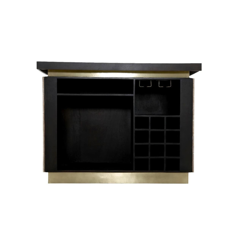 Meuble bar travertin beige 140x60,5x106 cm Martini Richmond Interiors - 4