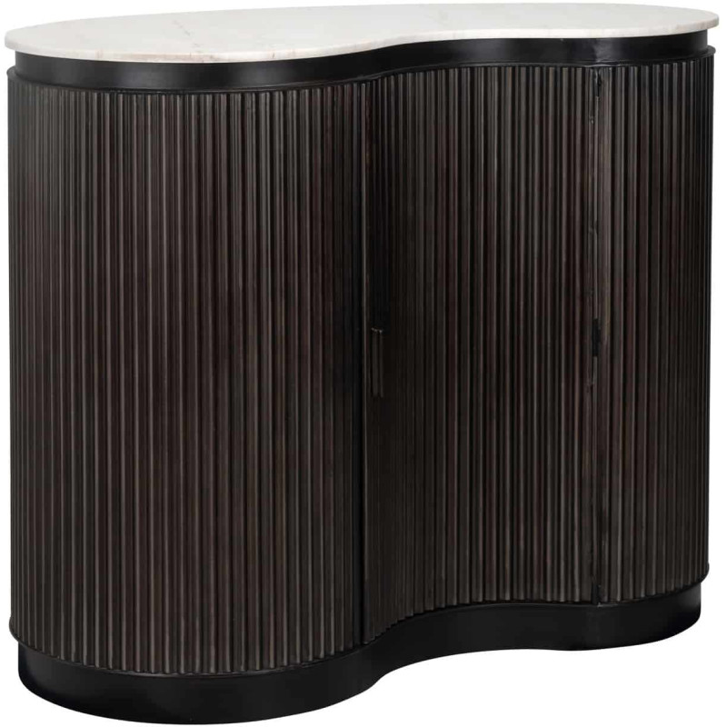 Meuble bar marbre brun 120x75x100 cm Mayfield Richmond Interiors - 1