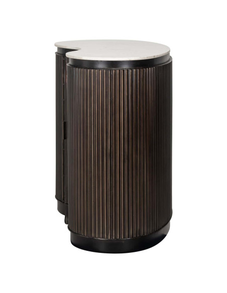 Meuble bar marbre brun 120x75x100 cm Mayfield Richmond Interiors - 3