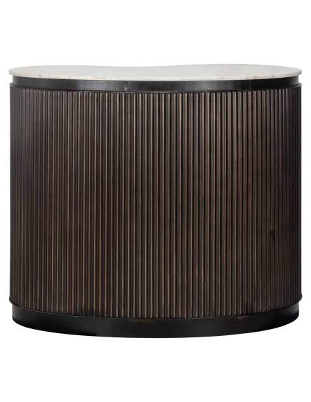 Meuble bar marbre brun 120x75x100 cm Mayfield Richmond Interiors - 4