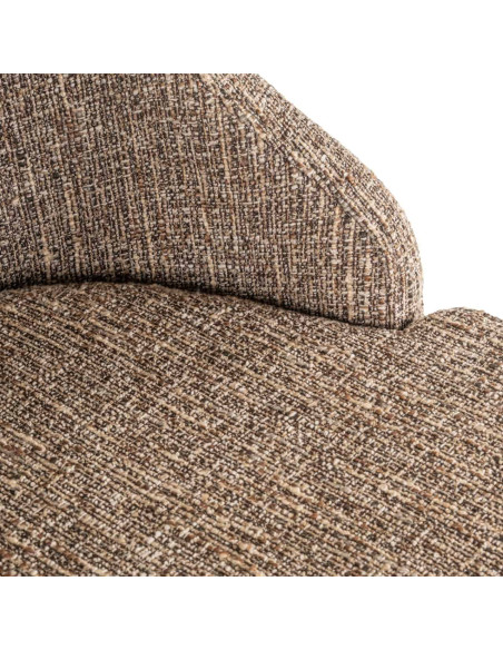 Lot de 2 tabourets de bar tissu marron 103 cm Bolton Richmond Interiors - 7