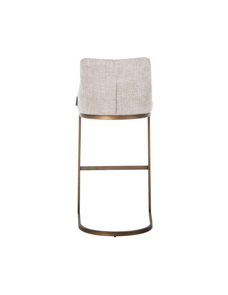 Lot de 2 tabourets de bar tissu beige 103 cm Bolton Richmond Interiors - 4