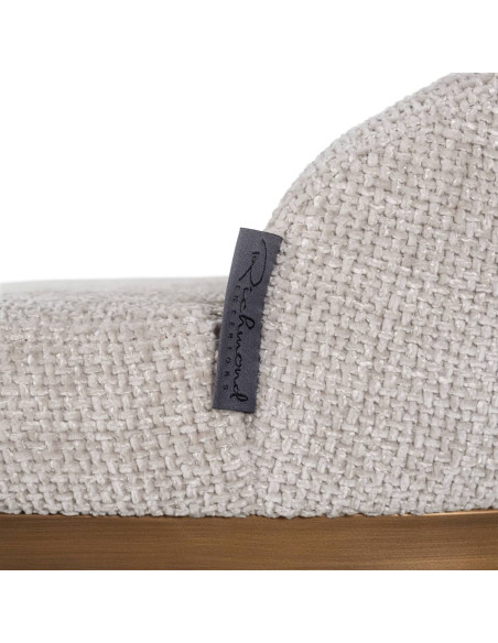 Lot de 2 tabourets de bar tissu beige 103 cm Bolton Richmond Interiors - 5