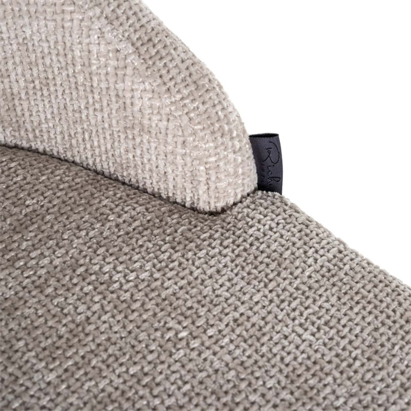 Lot de 2 tabourets de bar tissu beige 103 cm Bolton Richmond Interiors - 6