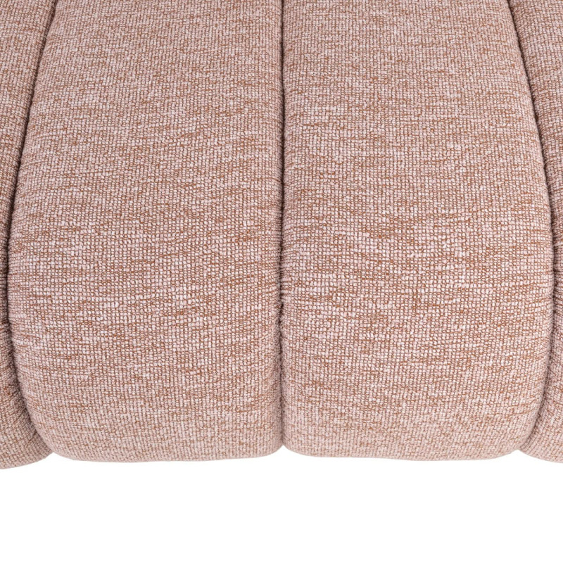 Canapé droit rose poudré microfibre 227 cm Amelia Richmond Interiors - 10