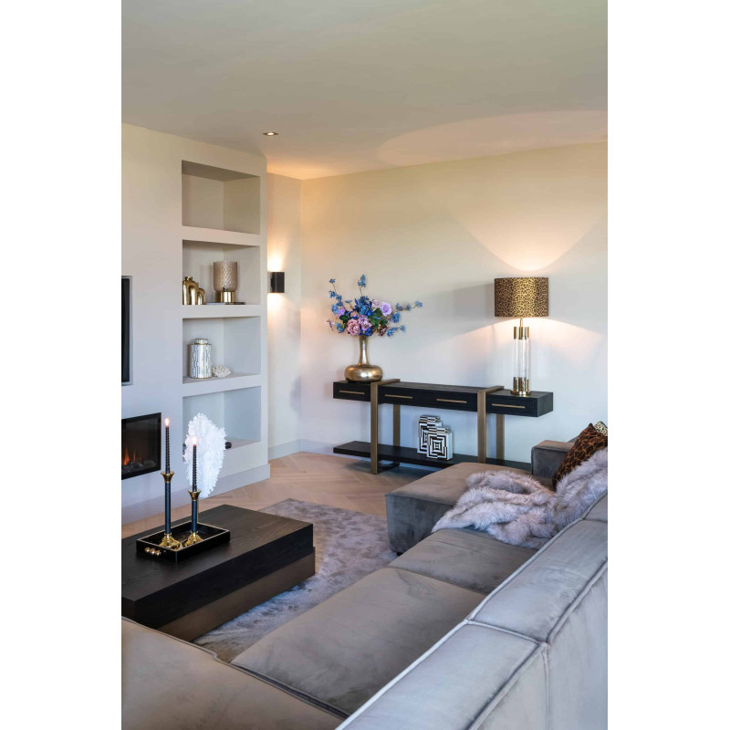 Table basse rectangulaire bois foncé 140x65x35 cm Cambon Richmond Interiors - 7