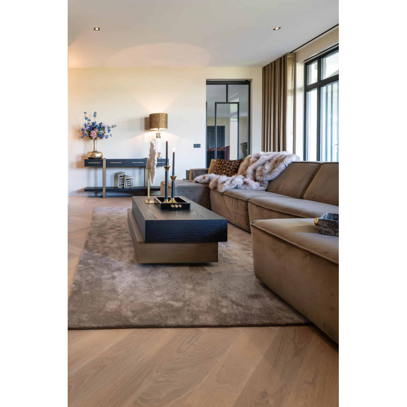Table basse rectangulaire bois foncé 140x65x35 cm Cambon Richmond Interiors - 9