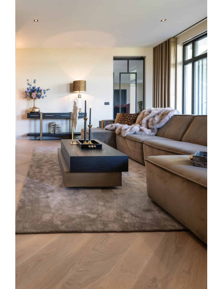 Table basse rectangulaire bois foncé 140x65x35 cm Cambon Richmond Interiors - 9