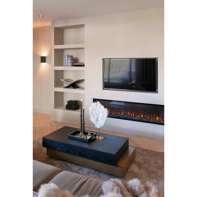 Table basse rectangulaire bois foncé 140x65x35 cm Cambon Richmond Interiors - 12