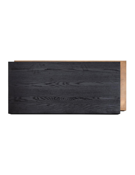 Table basse rectangulaire bois foncé 140x65x35 cm Cambon Richmond Interiors - 5