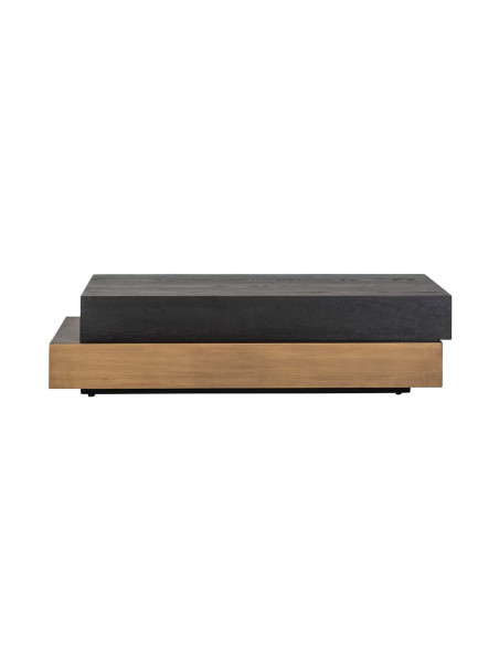 Table basse rectangulaire bois foncé 140x65x35 cm Cambon Richmond Interiors - 3