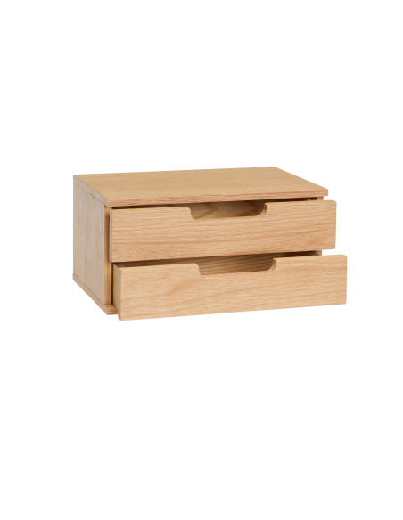 Table de chevet murale chêne naturel 30x20x15 cm AtHand Hübsch - 3