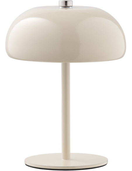 Lampe à poser rechargeable tactile métal beige 18 cm Margate House Nordic - 1