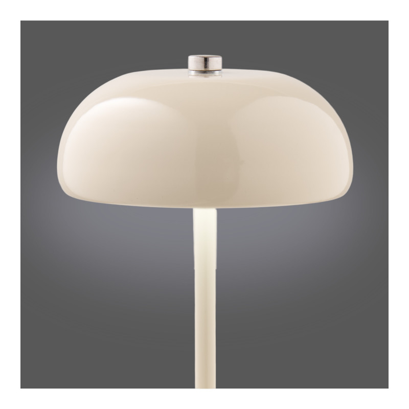 Lampe à poser rechargeable tactile métal beige 18 cm Margate House Nordic - 5