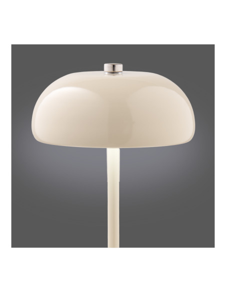 Lampe à poser rechargeable tactile métal beige 18 cm Margate House Nordic - 5