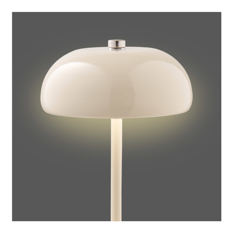 Lampe à poser rechargeable tactile métal beige 18 cm Margate House Nordic - 6