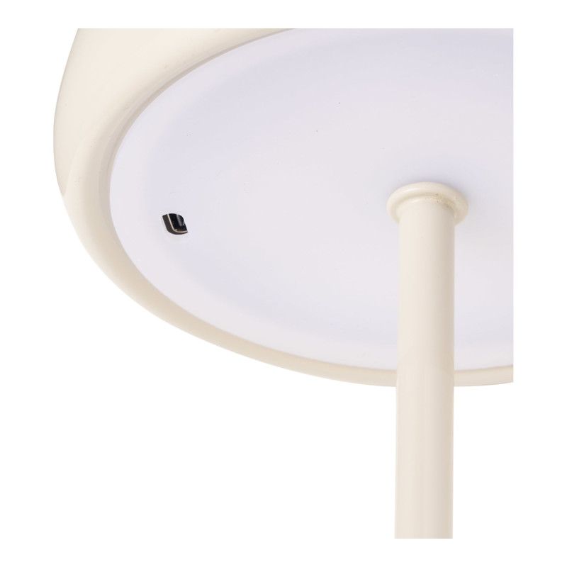 Lampe à poser rechargeable tactile métal beige 18 cm Margate House Nordic - 3