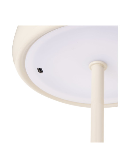 Lampe à poser rechargeable tactile métal beige 18 cm Margate House Nordic - 3