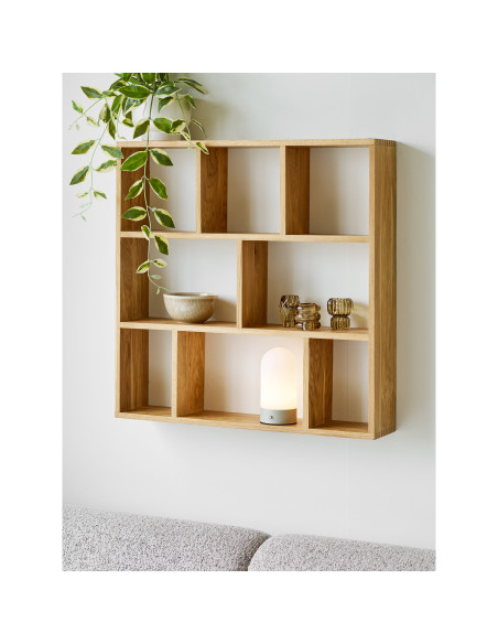 Lampe à poser rechargeable tactile beige et blanc 18 cm Ashford House Nordic - 2