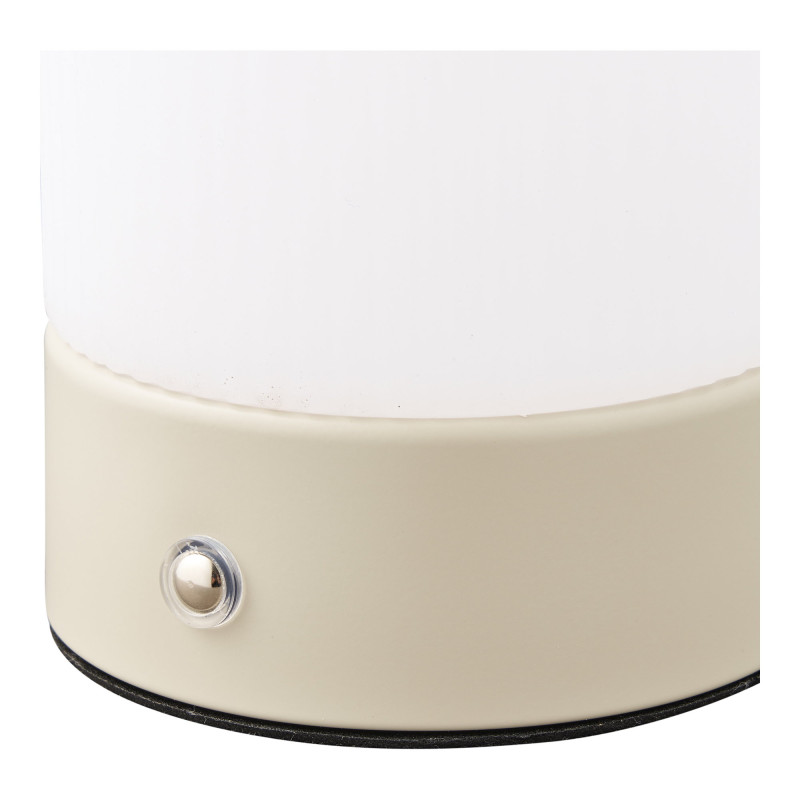 Lampe à poser rechargeable tactile beige et blanc 18 cm Ashford House Nordic - 4