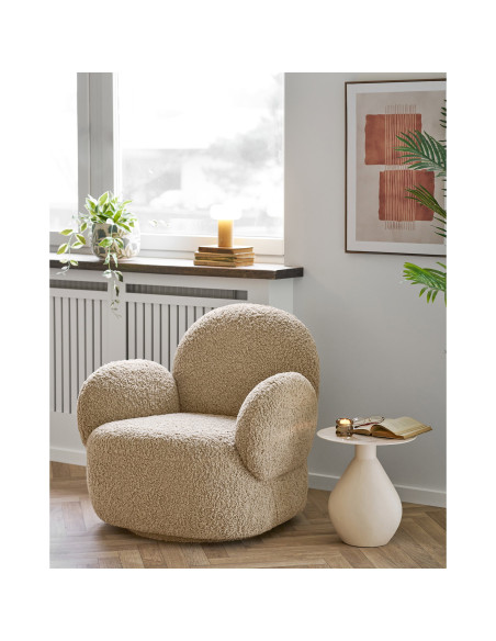 Lampe à poser rechargeable bambou naturel blanc 18 cm Stafford House Nordic - 10