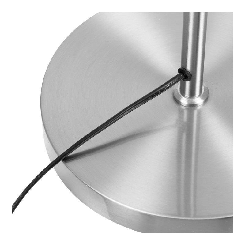Lampadaire en lin beige et acier gris 150 cm Watton House Nordic - 4