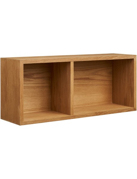 Étagère murale placage chêne 2 niches 71 cm Oshawa House Nordic - 1