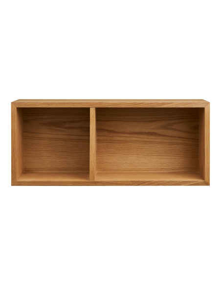 Étagère murale placage chêne 2 niches 71 cm Oshawa House Nordic - 3