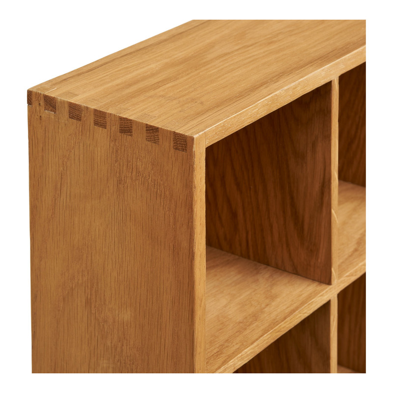 Étagère murale chêne 12 niches 51 cm Soria House Nordic - 4
