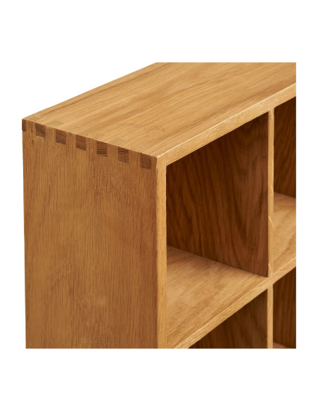 Étagère murale chêne 12 niches 51 cm Soria House Nordic - 4