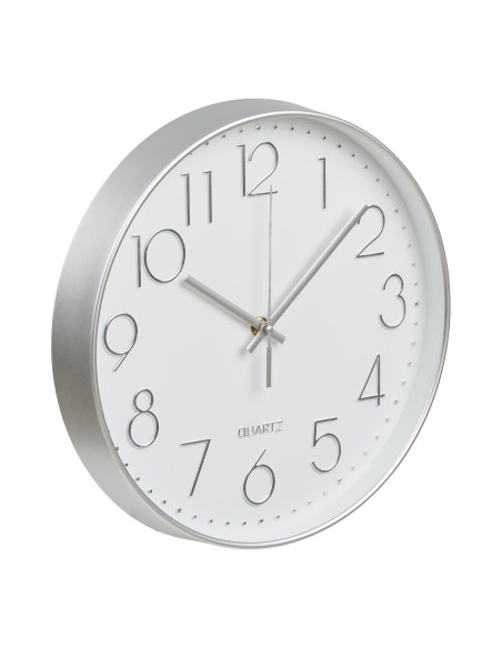 Horloge murale silencieuse verre argenté 30 cm Lalibela House Nordic - 3